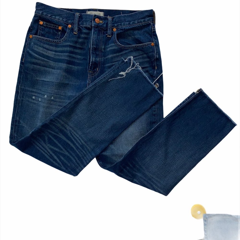 Madewell Women's Jeans High Waist Dark Wash